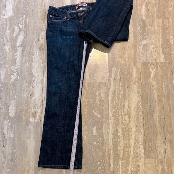 Ladies Gap Jeans Curvy Flare Dark Ink Wash. - Picture 7 of 11